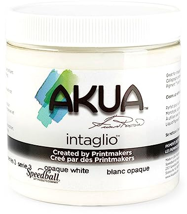 Akua Intaglio Ink, 8 oz, Opaque White