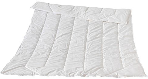 Traumina Premium Selection Faser Einziehdecke superleicht mit Loop Band Wärmeklasse 1 Größe 155/220 cm