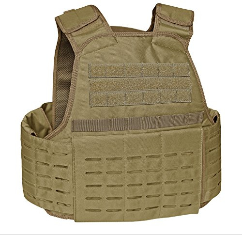 Mil-Tec Laser Cut Carrier Weste Coyote