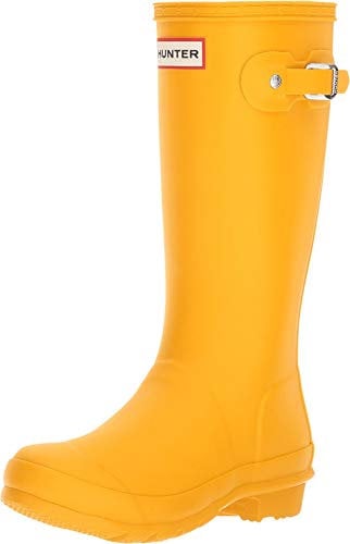Hunter Wellington Boots, Stivali di Gomma Bambina, Giallo (Yellow RYL), 32 EU