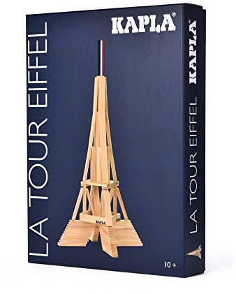 KAPLA 8029 Holzplättchen Eiffelturm Box, 4 Jahre to 12 Jahre, 105-teilig