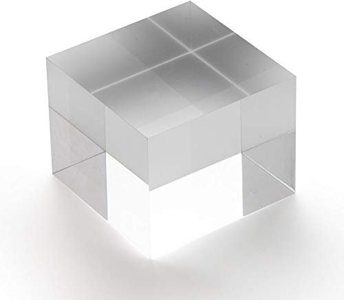 Acrylblock 50x50x40mm transparent, rundum glänzend polierte Seitenkanten/Acryl/Acrylglas - Zeigis®