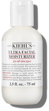 Ultra Facial Moisturizer - All Skin Types by Kiehls for Unisex - 2.5 oz Moisturizer