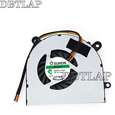 DBTLAP Ordinateur Portable CPU Ventilateur pour MSI CR61 CR650 CX61 E6205D FR600 GE620DX FX600 E31-0803490-CA9 Medion Akoya E6313 MSI Megabook A6500 E33-0800221-MC2 CPU Refroidissement Ventilateur