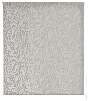 Estoralis MYRCELLA Raffrollo Lichtdurchlässig, Grau, 130 x 250 cm