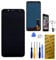 Xlhama Écran LCD Compatible Compatible pour Samsung Galaxy J6 J600 2018 Noir avec Kit d’Outils de Réparation Adhésif Feuille en Verre Trempé