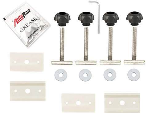 LST Profilschienen Gleiter 60 mm Schrauben Set mit Fett Muflexboard T5 T6