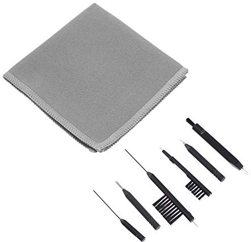 UKCOCO 7 Stück Reinigung Werkzeuge- Reinigung Pinsel Ohrhörer Pinsel Kit Verstärker Reinigung Pinsel mit Mikrofaser Tuch Zubehör