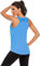 Nekosi Laufshirt Für Damen Atmungsaktives Netz Rücken Sportshirt Mädchen Yoga Training Jogging Sport Tops Blau M