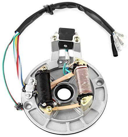 Yctze 125Ccm Bike Lichtmaschine - Komponenten Ersatz Für Die Verteilung Von Autoteilen Jh70 Statorplatten-Pickup Magneto-Z¨¹Ndspulenrotor Ersatz Für Pit/Dirt-Bike 70 90 10