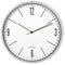 Hama Wanduhr ohne tickgeräusche (leise Wohnzimmer-Uhr mit großem Ziffernblatt, analoge Küchenuhr inkl. Batterie) grau 00186444 30cm