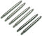 Sulla 6 Federstege 17mm Edelstahl Uhrenstifte (Ø 1,5 mm) für Uhren und Armbänder