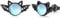 SOESON Mondstein Ohrstecker 925 Sterling Silber Fledermaus Ohrringe Tier Ohrringe Hypoallergene Halloween Ohrringe Schmuck Geschenke für Damen Kinder (Schwarzem Ohrstecker)