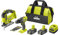 RYOBI One+ Duo perceuse a percussion + scie sauteuse sans fil 18V - RCK182B-225SA6 - 2 batteries 2,5 Ah - 6 lames - sac de range