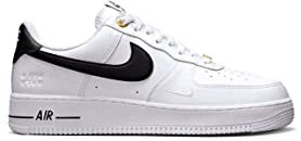 NIKE Men's Air Force 1 '07 An20 Basketball Shoe, White/Black/White, 10 UK (5304_20060)