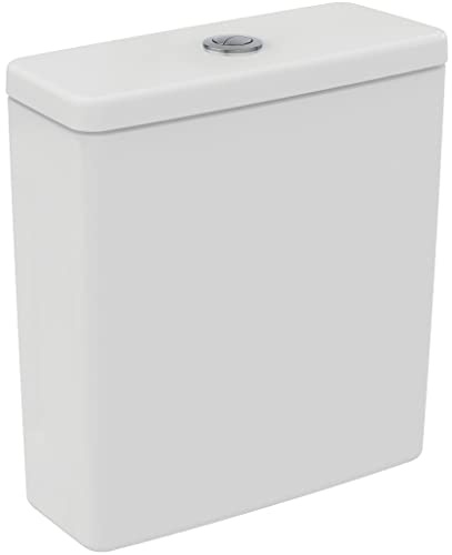 Ideal Standard - i.life S Niedriger Einlass Kassette komplett mit doppeltem Flush Akku (4,5/3 Liter) passend zum T459601 Topf separat bestellen weiß