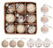 9pcs New Christmas Supplies Wholesales Creative Design Christmas Ball Field Decoration Ball Ball Stained Glass Kits for Adults Baking (D, 8cm)