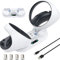 Ladestation für PS5 VR2 Controller, Schnellladestation mit LED-Licht, 4 Magnetische Adapter Vom Typ C, für Sense Controller