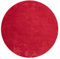 Mia´s Teppiche Taos kuscheliger Kurzflor Teppich, Anti-Rutsch Unterseite, Waschbar bis 30 Grad, Super Soft, Felloptik, Red, 120 x 200 cm Round