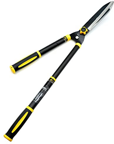 VejiA Ciseaux de Jardin cisailles à Gazon cisailles de clôture rétractables en Acier au manganèse cisailles à haie cisailles de verdissement de Jardin Grands Ciseaux