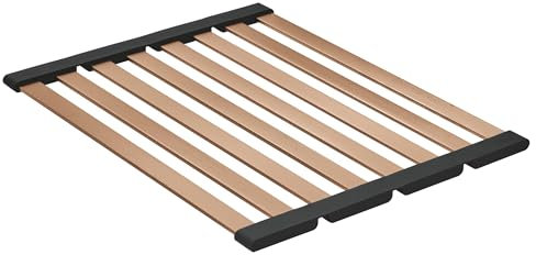 GROHE Abstropfgestell (Material: Edelstahl, zusammenklappbar, 450 x 348mm, spülmaschinenfest), warm sunset gebürtstet, 40856DL0