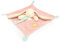 Linnea Doudou Plat Lapin Ciboulette 27 cm Polyester Collection dans Mon Jardin Rose
