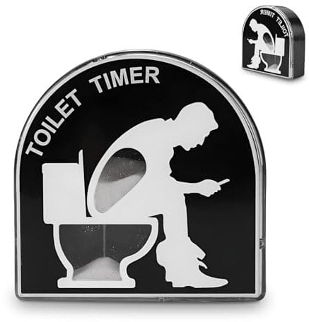 Timer clessidra toilette timer 5 minuti spazzolini bambini timer clessidra creativo clessidra toilette regalo divertente per uomini mariti papà