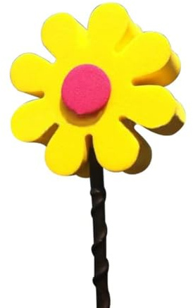 Sunflower Car Antenna Topper - Vibrant Roof Decor for Vehicles (Random Color) - Fun Aerial Ball Accessory for Auto Enthusiasts
