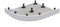 dirty pro tools Shower Tray Riser Kit Shower Enclosure Plinth Adjustable Feet Legs Corner or Quadrant (1000mm Quadrant)