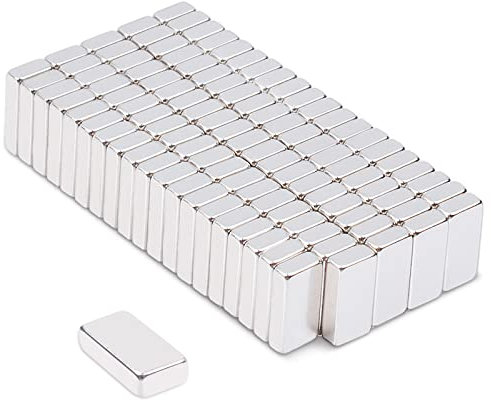 Aenienoe Neodym Magnete N52 Extra Stark 100 Stück Magnete Kleine Rechteckig 6x3x1.5mm Mini Magneten Pinnwand Magnettafel Kühlschrank Whiteboard Handwerk Fotos Magneten