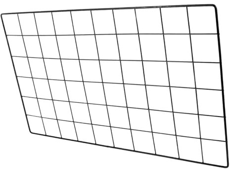 Alipis Panel De Pared De Rejilla Metálica 30x50 Cm Hierro Negro Almacenamiento Decorativo Organizador De Imágenes para Hogar Oficina Decoración Mural