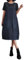 Vestito Salopette da donna a mezza lunghezza, in jeans con tasche vintage, abito estivo di grandi dimensioni, grazia abiti da spiaggia per le vacanze retrò con bretella senza maniche, chic vestito, B1
