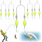 Double-Hook Reverse Bottom Rig - 5 StüCk Angelhaken Set, Doppelhaken Und Unterhaken Angeln, Design Doppelhaken AngelköDer AngelzubehöR Set FüR SüßWasser Salzwasser (8)