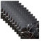 Lot de 10 carreaux muraux en marbre pour cuisine et salle de bain (Noir)