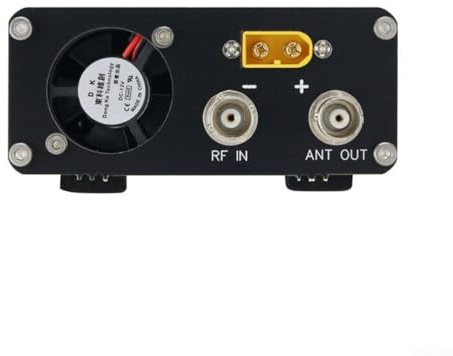 High Frequency Power, 50W HF Power Amp M/Q9 for USDX FT-817 IC-703 705 KX3 QRP FT-818 for Xiegu G90, Built-in Fan Cooling, Auto TX/RX Switch, 50Ω Impedance(Q9/BNC Interface)