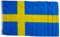 Flaggenking Schweden Flagge/Fahne, mehrfarbig, 150 x 90 x 1 cm, 16998