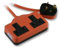 Ex-Pro 2 Way Gang Extension Garden/Outdoors/Rubber Orange - 5m