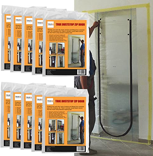 Box of 10 True Dust Stop Zip Dust Door Kit - Pre-Assembled for Easy Installation