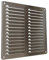 Lüftungsgitter LG-3030 L Edelstahl V2A Zuluft Abluftgitter 300 x 300mm Lamellengitter