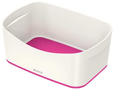 Leitz MyBox, Aufbewahrungsschale, Blickdicht, Weiß/Pink Metallic, Kunststoff, 52571023