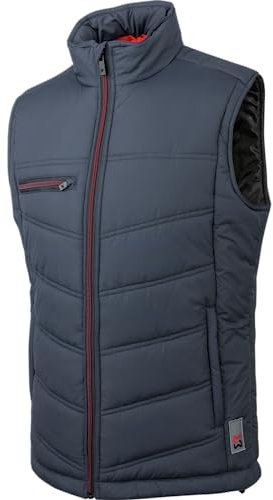 WÜRTH MODYF Arbeitsweste New Craft – wattierte Steppweste Herren in Größe 4XL – Arbeitskleidung für Handwerk & Industrie in Blau