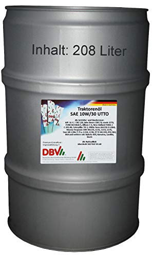 DBV-Traktorenöl SAE 10W/30 UTTO-Universal 208-Liter-Fass