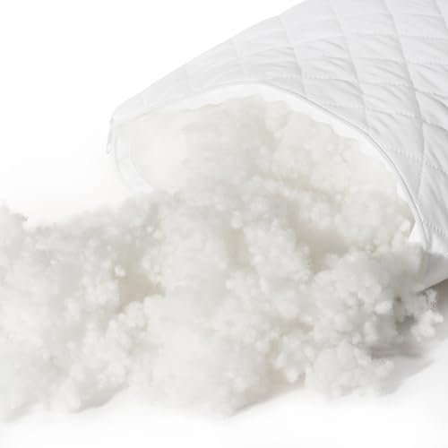 Creato Füllwatte, Kissenfüllung, Soft Flocks 900g, Weiß, 0.9 kg, Waschbar bis 90°C, Geruchsneutral und staubfrei, Super zum Stopfen von Kuscheltieren