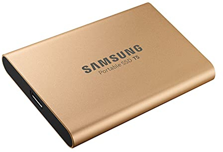 Samsung, T5 1TB USB 3.1 Gen 2 (10Gbps, Type-C), External Solid State Drive (Portable SSD), Rose Gold