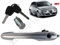 STARKIT PERFORMANCE Maniglia porta esterna per Alfa Romeo 147 (2000-2010) anteriore sinistra (lato guida). Venduto con serratura + doppia chiave (cromata)