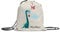LOOXIS Personalisierter Turnbeutel für Kinder mit Namen & Motiv bedruckt – Kordelzug, Leinenhaptik – Geschenkidee Jungen, Mädchen, Einschulung, Sport, Spielzeugsack, Wechselkleidung – Sport Dino