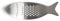 Kikkerland Fish Garlic Press (CU281) - Knoblauchpresse für Küchenanfänger und -enthusiasten, humorvolle Personen - Schwarz