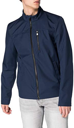 Geox M OTTAYA SHORT JKT Uomo Giacca Blu (Light Blue/Black), 58