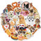 SJUNJIE 80 Stück Kawaii Vinyl Aufkleber Hunde Graffiti Sticker Niedliche Hundeaufkleber für DIY Dekoration Scrapbooking Tagebuch Fotoalbum Kalender Notizbuch Hand Konto
