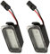 CDIYTOOL 2Pcs SMD 18 LED License Plate Light, Number Plate Light for F-ord Fiesta Focus C-Max Mondeo Galaxy S-Max Kuga J-Aguar XJ XF 542119